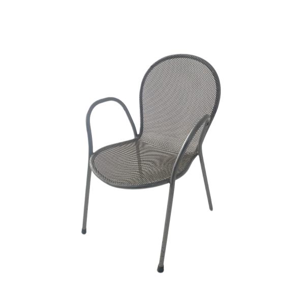 Metal Kollu Dış Mekan Sandalye 40x40x45 - Görsel 2