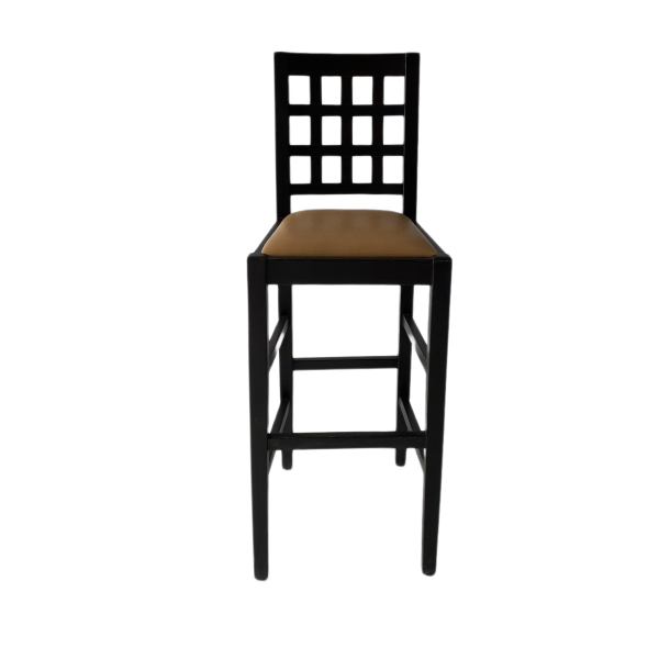 Kahverengi Ahşap Ayaklı Bistro Sandalye - Bar Sandalyesi 80x40x40