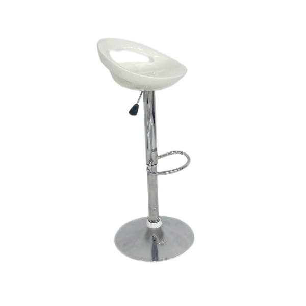Lüks Beyaz Bar Taburesi - Bar Sandalyesi 80x40x30 - Görsel 2