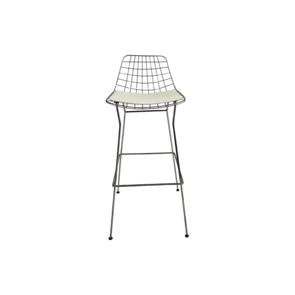 Metal Ayaklı Metal Tel Sandalye – Cafe Sandalyesi 75x35x30