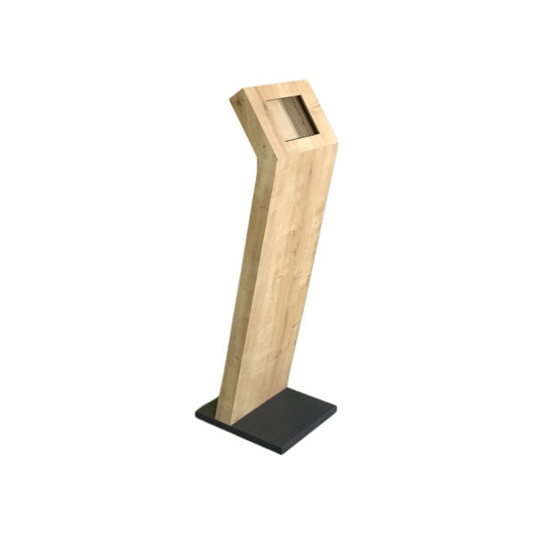 Tablet Tutucu Ayaklı Ahşap Stand - Görsel 2