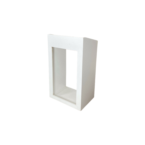 Beyaz Ahşap Plazma Kürsüsü 120x70x50