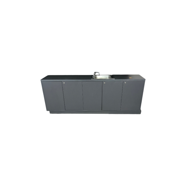 Kapaklı Evyeli Desk 85x220x45