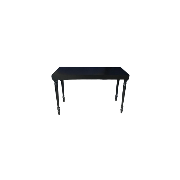 Siyah Ahşap Lounge Bar Masa 103x160x60 - Görsel 3