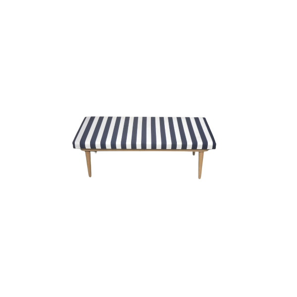 Ahşap Ayaklı Minderli Oturak 50x125x47