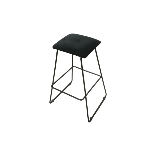 Metal Ayaklı Kumaş Bistro Sandalye 75x32x32
