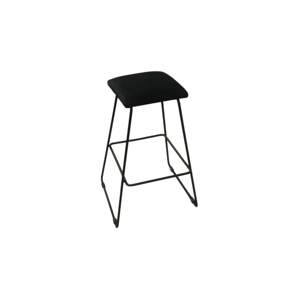 Metal Ayaklı Kumaş Bistro Sandalye 75x32x32 - Görsel 2