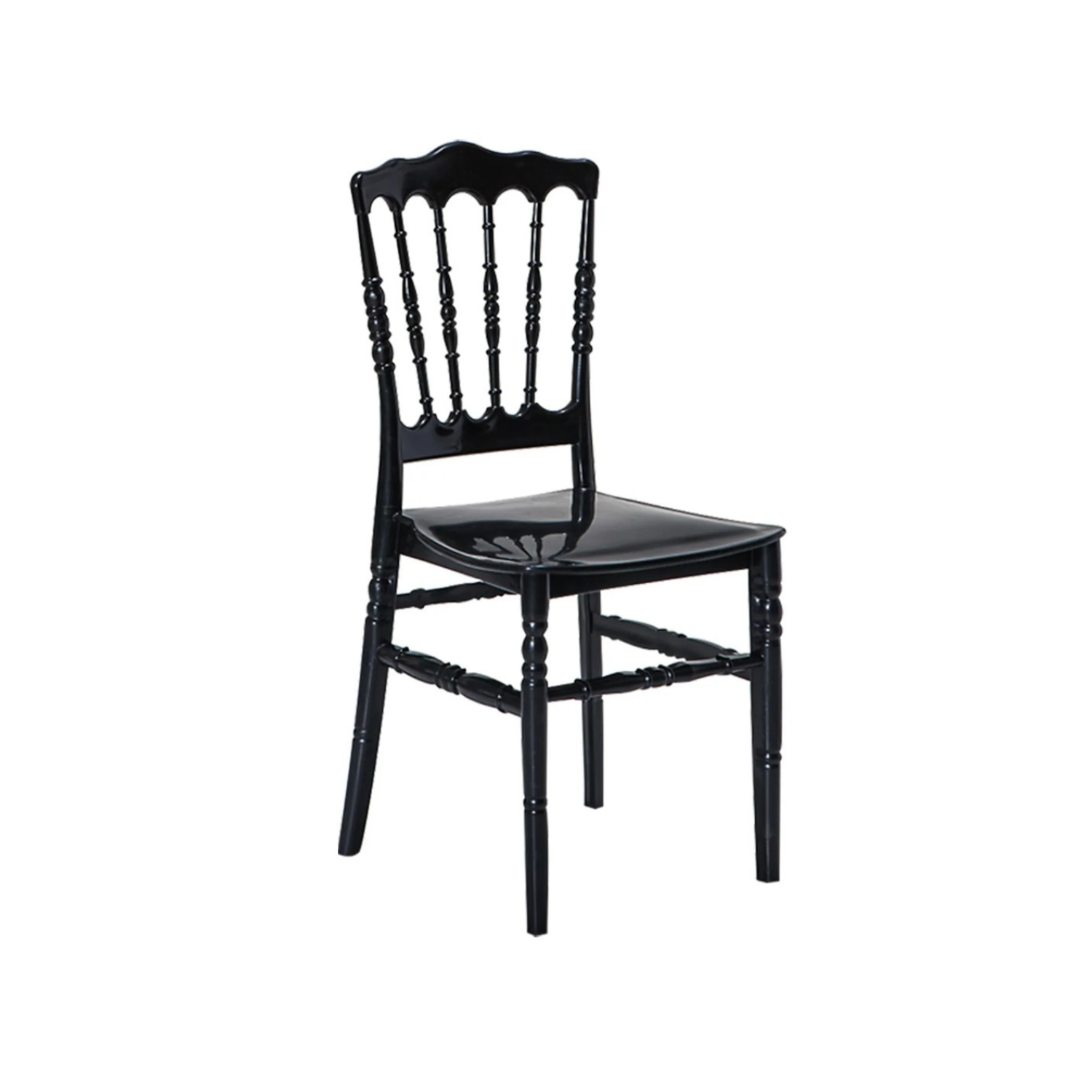 Siyah Plastik Napolyon Sandalye 45x40x40